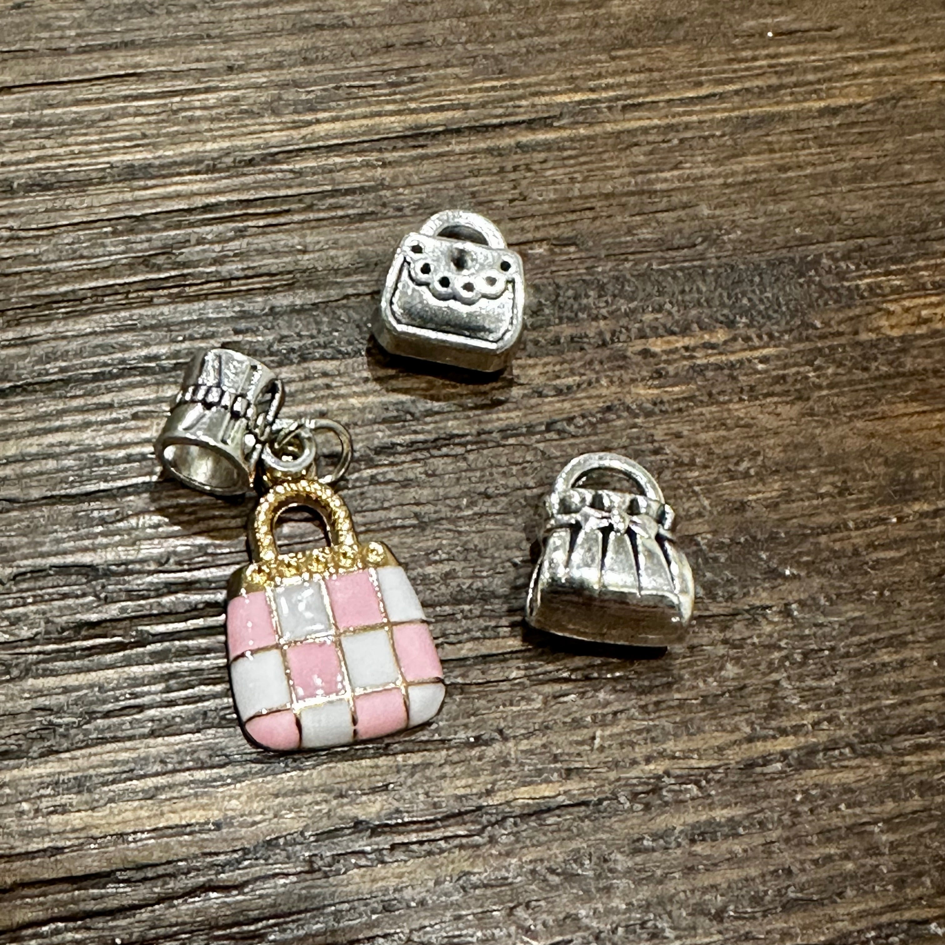 Silver handbag charms cheap